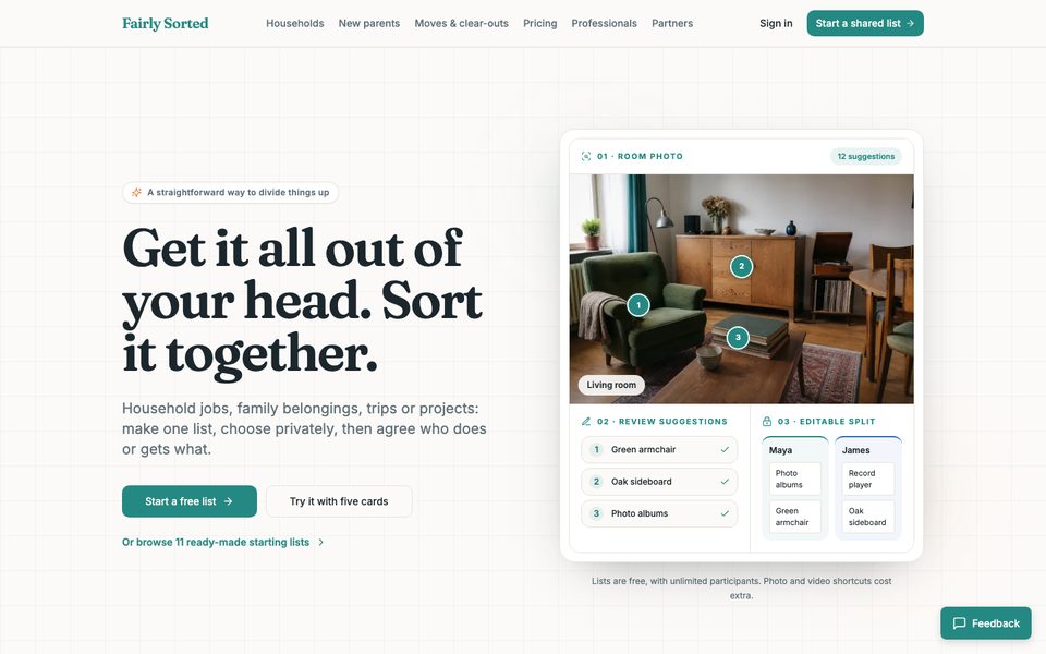 Fairly Sorted website